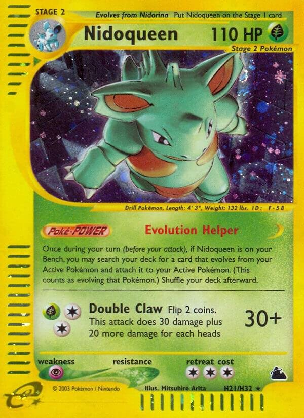 Nidoqueen (H21) H21/H32 Holofoil Skyridge Nidoqueen (H21) H21/H32 Holofoil Skyridge