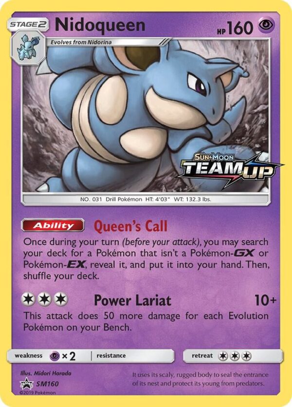 Nidoqueen SM160 (Prerelease) Holofoil SM Promos