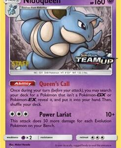 Nidoqueen SM160 (Prerelease) [Staff] Holofoil SM Promos