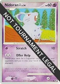 Nidoran F | 2009 (Jason Martinez) | 71/111 | Normal | World Championship Decks