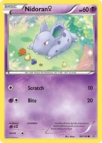 Nidoran (F) | 66/160 | Reverse Holofoil | XY - Primal Clash