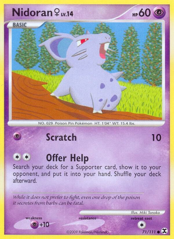Nidoran F 71/111 Normal Rising Rivals