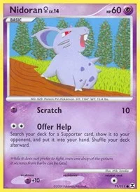 Nidoran F | 71/111 | Reverse Holofoil | Rising Rivals