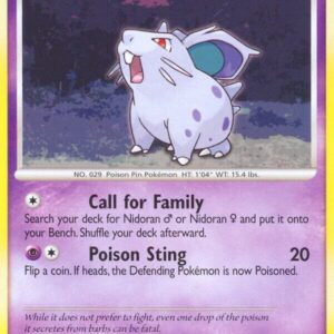 Nidoran F 91/123 Reverse Holofoil Mysterious Treasures