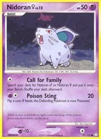 Nidoran F | 91/123 | Reverse Holofoil | Mysterious Treasures