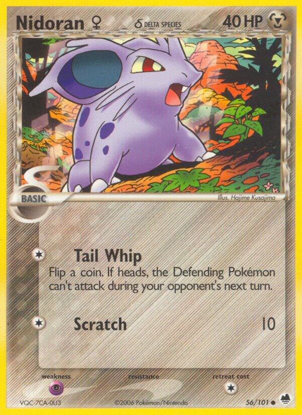 Nidoran F (Delta Species) 56/101 Normal Dragon Frontiers