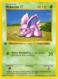 Nidoran M | 055/102 | Unlimited | Base Set (Shadowless)