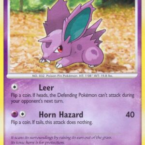 Nidoran M 72/111 Reverse Holofoil Rising Rivals