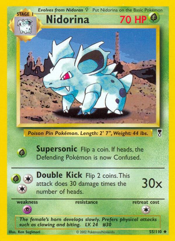 Nidorina 055/110 Reverse Holofoil Legendary Collection