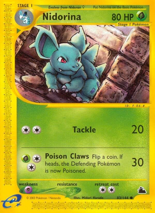 Nidorina 083/144 Normal Skyridge Nidorina 083/144 Normal Skyridge