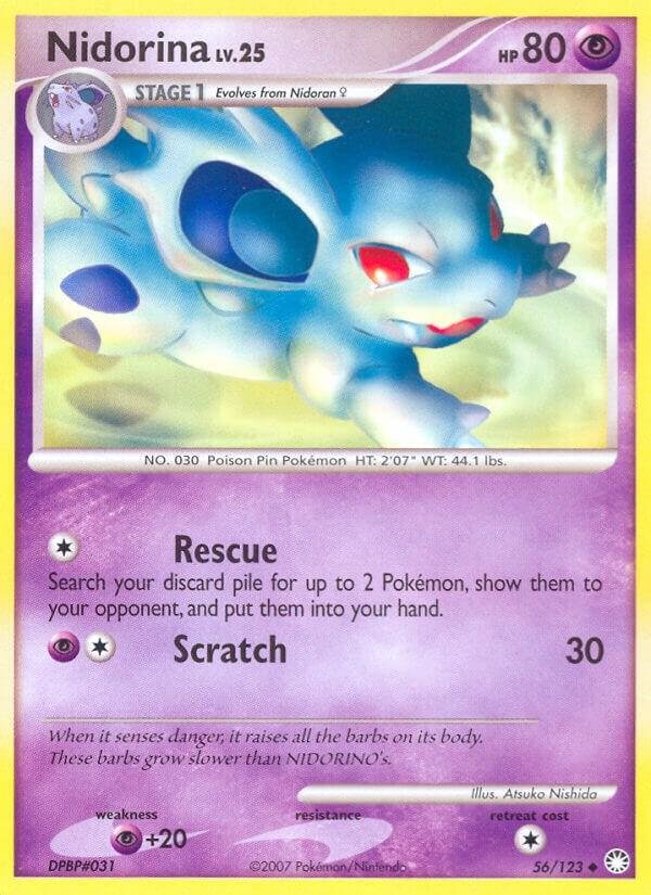 Nidorina 56/123 Reverse Holofoil Mysterious Treasures Nidorina 56/123 Reverse Holofoil Mysterious Treasures