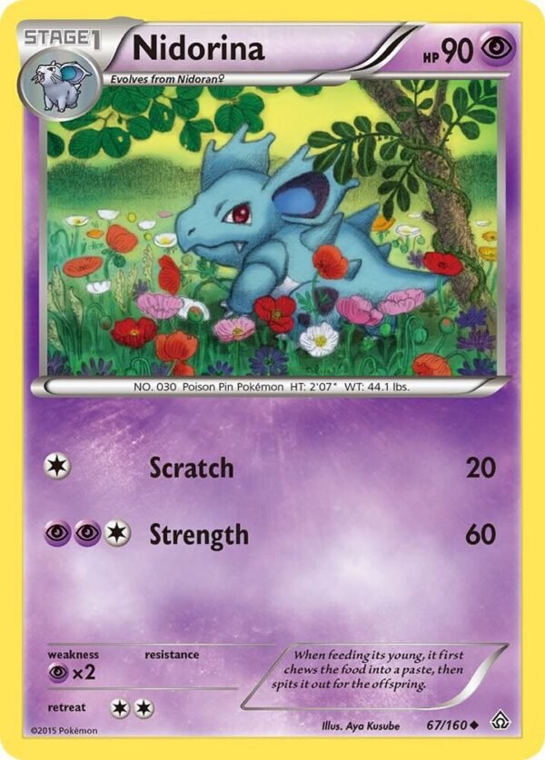 Nidorina 67/160 Normal XY – Primal Clash Nidorina 67/160 Normal XY – Primal Clash