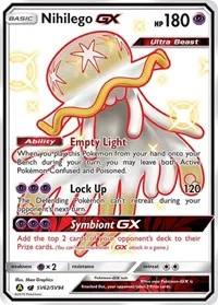 Nihilego GX | SV62/SV94 | Holofoil | Hidden Fates: Shiny Vault Nihilego GX | SV62/SV94 | Holofoil | Hidden Fates: Shiny Vault