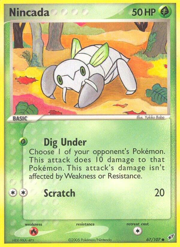 Nincada 67/107 Reverse Holofoil Deoxys