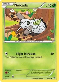 Nincada | 9/108 | Reverse Holofoil | XY - Roaring Skies