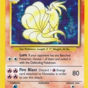 Ninetales 012/102 Holofoil Base Set