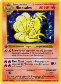 Ninetales | 012/102 | 1st Edition Holofoil | Base Set (Shadowless)