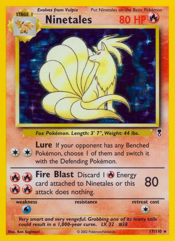 Ninetales 017/110 Reverse Holofoil Legendary Collection Ninetales 017/110 Reverse Holofoil Legendary Collection