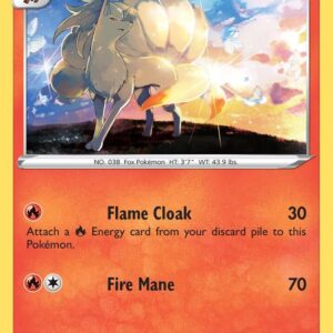 Ninetales 023/202 Reverse Holofoil SWSH01: Sword & Shield Base Set