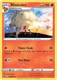 Ninetales | 023/202 | Normal | SWSH01: Sword & Shield Base Set Ninetales | 023/202 | Normal | SWSH01: Sword & Shield Base Set