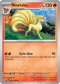 Ninetales | 027/167 | Reverse Holofoil | SV06: Twilight Masquerade