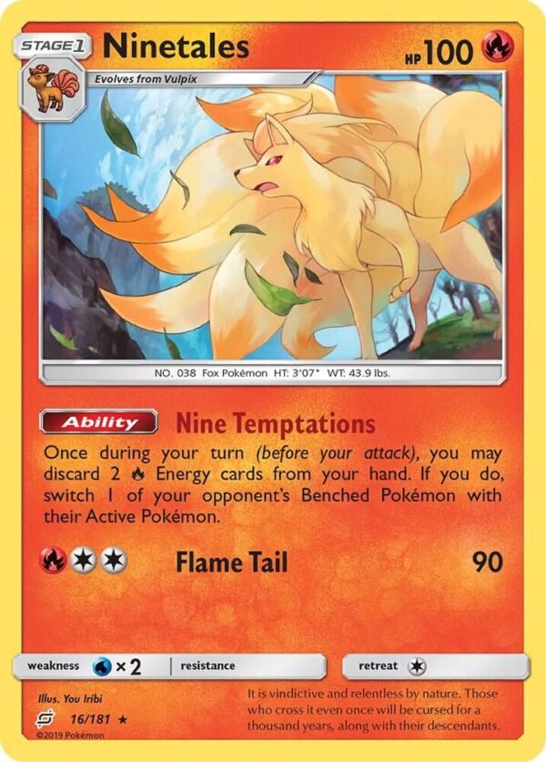 Ninetales 16/181 Normal SM – Team Up