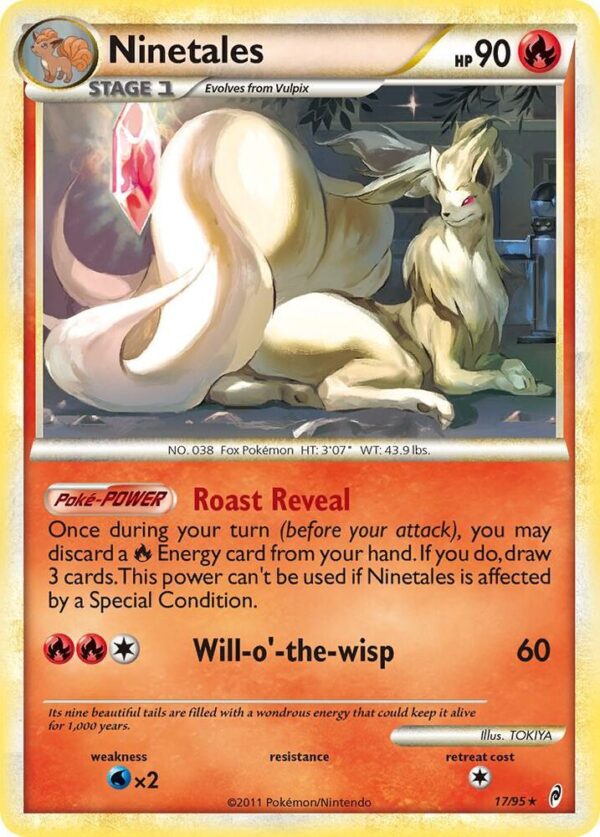 Ninetales 17/95 Reverse Holofoil Call of Legends Ninetales 17/95 Reverse Holofoil Call of Legends