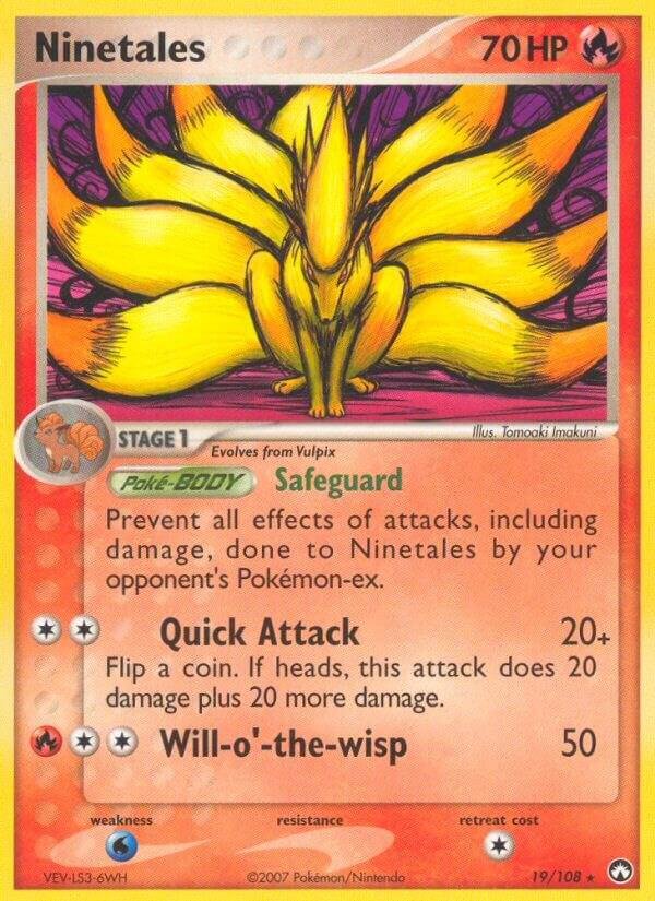 Ninetales 19/108 Reverse Holofoil Power Keepers Ninetales 19/108 Reverse Holofoil Power Keepers