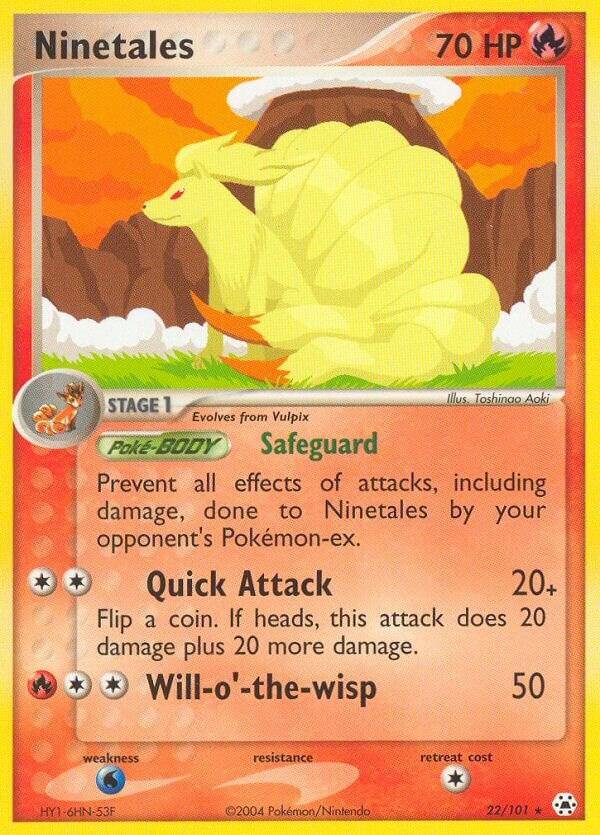Ninetales 22/101 Reverse Holofoil Hidden Legends Ninetales 22/101 Reverse Holofoil Hidden Legends