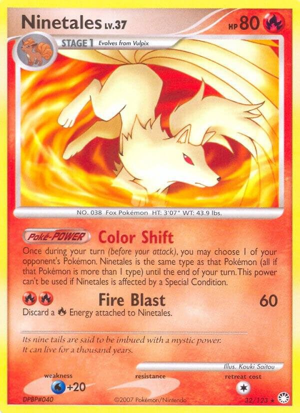 Ninetales 32/123 Reverse Holofoil Mysterious Treasures