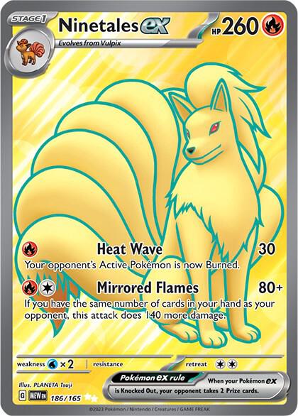 Ninetales ex 186/165 Holofoil SV: Scarlet & Violet 151 Ninetales ex 186/165 Holofoil SV: Scarlet & Violet 151