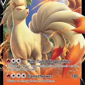 Ninetales V 026/192 Holofoil SWSH02: Rebel Clash