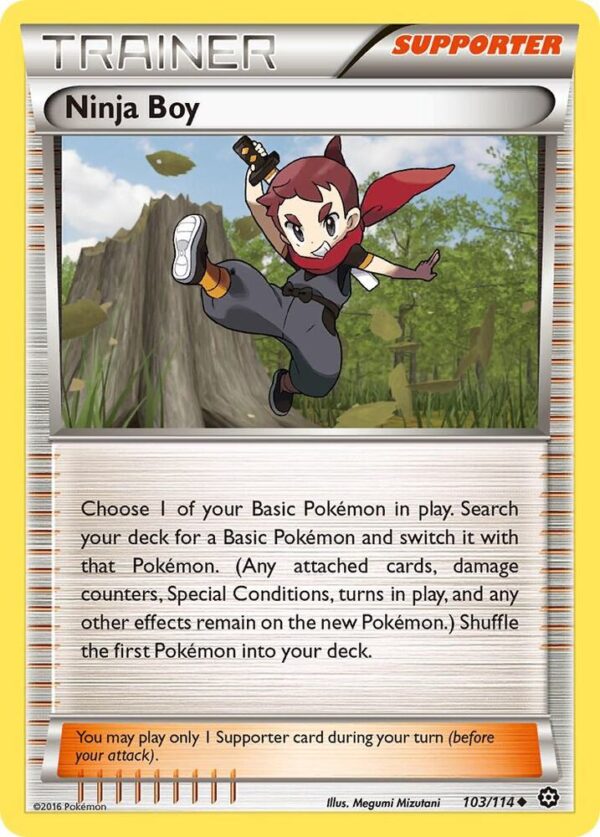 Ninja Boy 103/114 Normal XY – Steam Siege