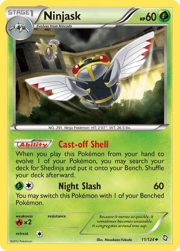 Ninjask 11/124 Normal Dragons Exalted
