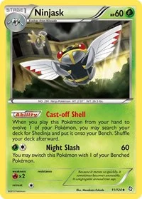 Ninjask | 11/124 | Reverse Holofoil | Dragons Exalted