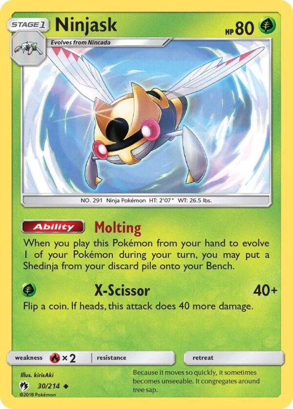 Ninjask 30/214 Normal SM – Lost Thunder