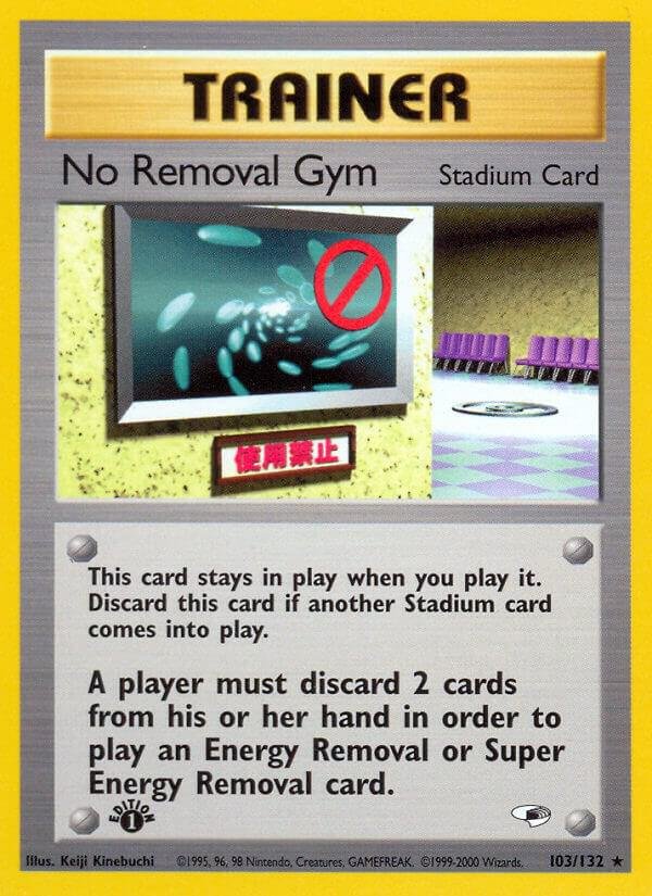No Removal Gym 103/132 Unlimited Gym Heroes No Removal Gym 103/132 Unlimited Gym Heroes
