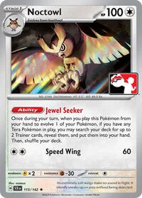 Noctowl | 115/142 | Holofoil | Prize Pack Series Cards