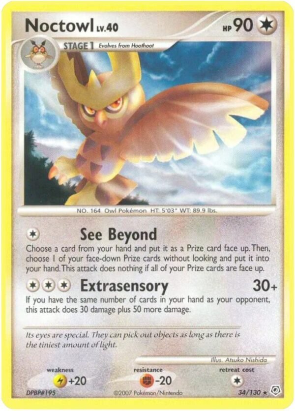Noctowl 34/130 Normal Diamond and Pearl