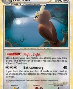 Noctowl 8/123 (HeartGold & SoulSilver) 008/123 Normal Deck Exclusives