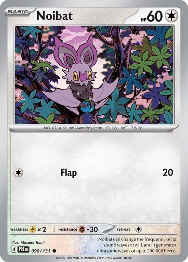 Noibat 090/131 Normal SV: Prismatic Evolutions Noibat 090/131 Normal SV: Prismatic Evolutions