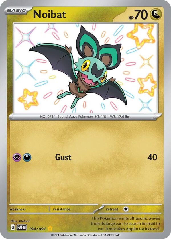 Noibat 194/091 Holofoil SV: Paldean Fates