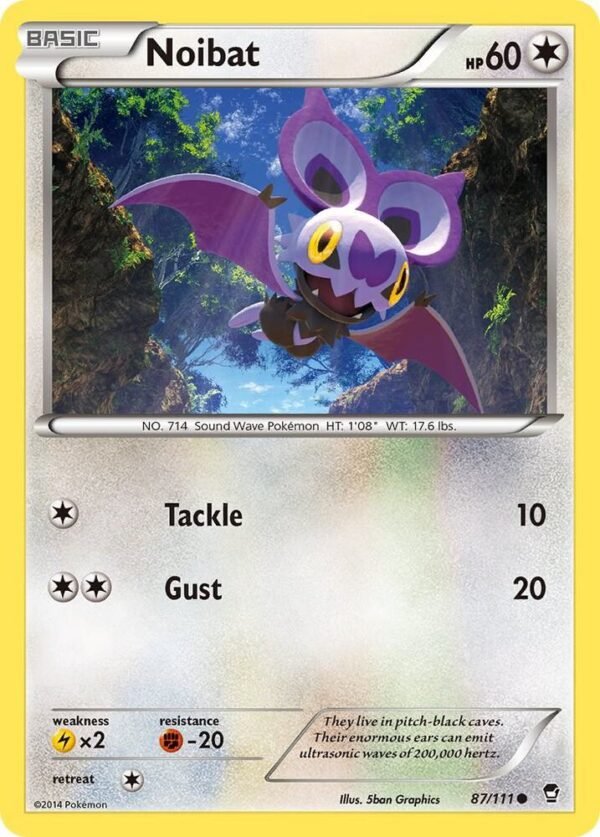 Noibat 87/111 Normal XY – Furious Fists Noibat 87/111 Normal XY – Furious Fists