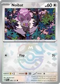 Noibat (Master Ball Pattern) | 090/131 | Holofoil | SV: Prismatic Evolutions
