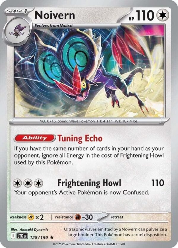 Noivern 128/159 Holofoil SV09: Journey Together Noivern 128/159 Holofoil SV09: Journey Together