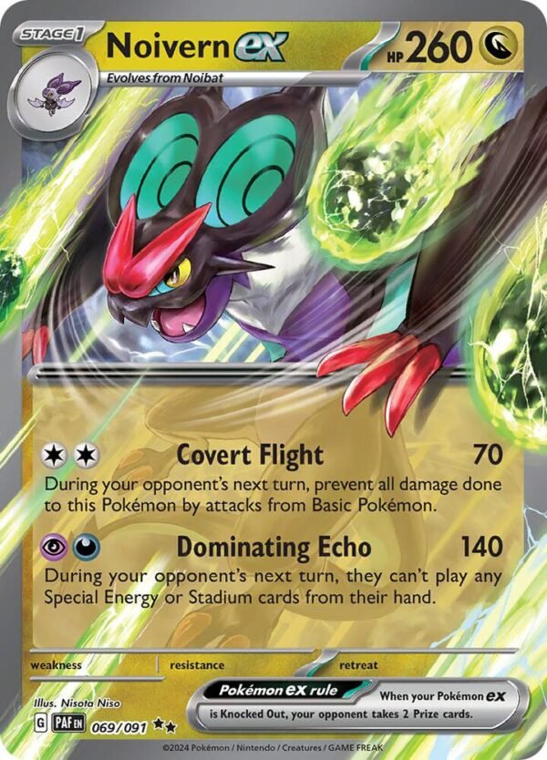 Noivern ex 069/091 Holofoil SV: Paldean Fates Noivern ex 069/091 Holofoil SV: Paldean Fates