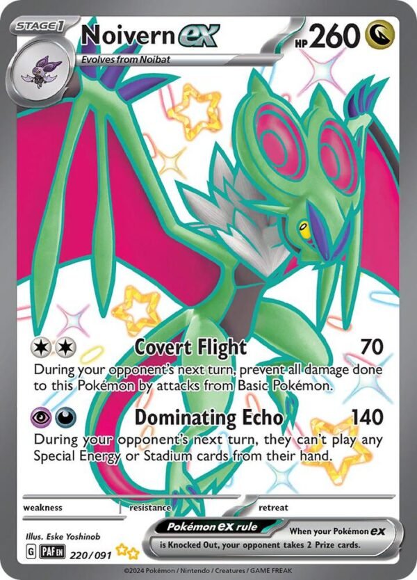 Noivern ex 220/091 Holofoil SV: Paldean Fates