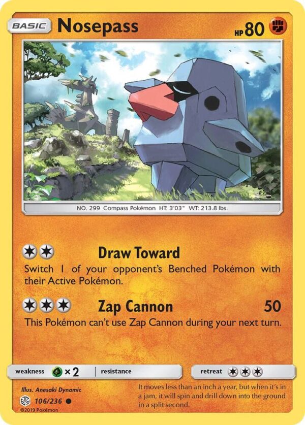 Nosepass 106/236 Normal SM – Cosmic Eclipse