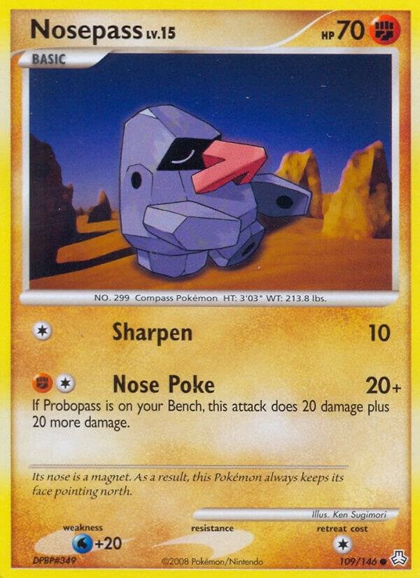 Nosepass 109/146 Reverse Holofoil Legends Awakened Nosepass 109/146 Reverse Holofoil Legends Awakened