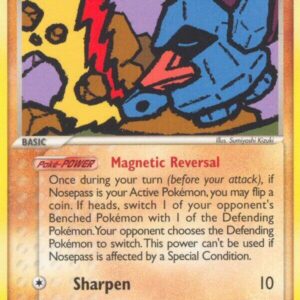 Nosepass 42/107 Reverse Holofoil Deoxys